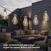 LED Lichterkette GLOW - Solar - Outdoor - 10 warmweiße LED - L: 1,9m - Lichtsensor - transparent Bild 3