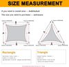 AXT SHADE Sonnensegel Wasserdicht Rechteckig 3x4 m Wetterschutz Sonnenschutz PES Polyester mit UV Schutz für Terrasse Balkon Garten-Taupe Bild 5