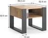 Couchtisch Anthrazit 59.2 x 50.6 cm Vicco Bild 3