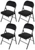 HTI-Living Klappstuhl 4er Set Klappstühle mit Polsterung (Set, 4 St), Gästestuhl Familienfeiern Firmenveranstaltungen Bild 2