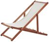 Gartenliege Holz Dunkler Holzfarbton ANZIO Bild 4