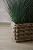 VIVANNO Balkonkasten Rattan FLORET Kasten - Natur Geflochten (1 St), 40x23x20 cm Bild 4