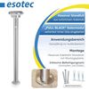 esotec LED Gartenleuchte Solar PIR Standleuchte Tini, H=85cm, 40 LEDs, Edelstahl, außen 102897, Bewegungssensor, 3 unterschiedliche Betriebsmodi, automatisches Einschalten bei Dämmerung, LED fest integriert, tageslichtweiß Bild 5