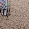 HomebyHome Shaggy Hochflor Teppich Wohnzimmer 140x200 cm Beige - Teppich Flauschig, Modern, Plüsch und Extra Weich - Ideal für Schlafzimmer, Esszimmer und als Küchenteppich Bild 5