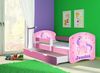 Kinderbett Jugendbett mit einer Schublade und Matratze Rausfallschutz Rosa 70x140 80x160 80x180 ACMA II (17 Pony, 70x140 cm + Bettkasten) Bild 4