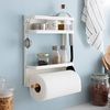 InnovaGoods - Magnetisches Organisationsregal MagoRac, Vielseitig und Kompakt, 2 Klappbare Ablagen, Eisen & Holz, Ideal für Metalloberflächen, Bunt, Standard, Plastik Bild 2