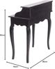 DESIGN DELIGHTS Vintage MASSIVHOLZ SEKRETÄR Napoleon | 80 x 92 x 40 cm (BxHxT), Mahagoni, Shabby Style Konsolentisch | Schreibtisch im Kolonialstil | Farbe: 09 Voodoo - schwarz Bild 2
