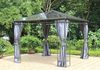 Grasekamp Hardtop Pavillon Limone 3x3 m inkl. Seitenteile Doppelstegplatten Hohlkammer Polycarbonat Bild 3