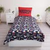Jerry Fabrics Bettwäsche Stranger Things Bettwäsche 140x200 cm Baumwolle Schwarz Bild 4