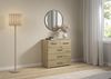 rauch Aditio Box, Kommode, 5 Schubladen, mit Softclose-Funktion, Farbe Eiche Artisan, BxHxT 80x81x42cm Bild 2