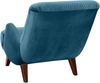 Sessel Kajsa 71x80x101 Bezug Samtvelours Buche nussbaum/petrol Bild 4