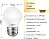 LVWIT E27 LED Lampe ersetzt 40W Glühlampen (6-er Pack), Warmweiß 2700K, 4.5W G45 LED Leuchtmittel, 470lm, matt Bild 3