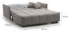 Talamo Italia - 3-Sitzer Schlafsofa Allyson, Sofa mit Trolley-Öffnung aus gepolstertem Stoff, Standardarmlehnen, 100% Made in Italy, 190 x 90 x 85 cm, Grau Bild 4