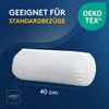 LILENO HOME Nackenrolle 15x40 (4er Set) – 95 °C waschbar, Oeko-Tex, Made in DE – Allergiker Kissenrolle für optimale Entspannung & Entlastung – Ideales Nackenrolle Kissen für Rücken & Nacken Bild 3