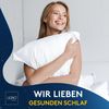 LILENO HOME Nackenrolle 15x40 (4er Set) – 95 °C waschbar, Oeko-Tex, Made in DE – Allergiker Kissenrolle für optimale Entspannung & Entlastung – Ideales Nackenrolle Kissen für Rücken & Nacken Bild 4