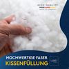 LILENO HOME Nackenrolle 15x40 (4er Set) – 95 °C waschbar, Oeko-Tex, Made in DE – Allergiker Kissenrolle für optimale Entspannung & Entlastung – Ideales Nackenrolle Kissen für Rücken & Nacken Bild 5