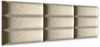 Muralo Samt Wandkissen Stoff Polsterpaneel Schlafzimmer Wohnzimmer Bett Wandpolster Bettkopfteil Lendekissen Modern Luxus Gepolstert Polster Paneel (Creme, 90x30 cm) Bild 3