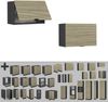 Hängeschrank Fame-Line Eiche Paneel 60 cm Flach Vicco Bild 5