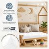 Laleni 3er-Set Premium Spannbettlaken 60x120-70x140 cm - Oeko-Tex Zertifiziert, 100% Baumwolle, atmungsaktives Spannbetttuch Jersey Baby, 150 g/m², Weiß Bild 5