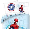 Spiderman Bettwäsche Set aus Baumwolle Bettdeckenbezug 140 × 200 cm mit 70 × 90 cm Kissenbezug Bild 2
