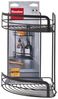 Metaltex Eck-Duschregal mit 2 Etagen Schwarz 443447 Bild 4