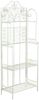 Biscottini Etagere Schmiedeeisen Blumentopf Balkon 165 x 63 x 33 cm - Pflanzregal für Außen und Innen Bild 3