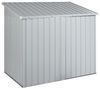 Gerätehaus MOENA Metall 158 cm 96 cm Hellgrau Bild 5