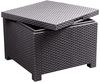 ONDIS24 Beistelltisch Gartentisch Artemide, Loungetisch mit Aufbewahrungsbox, mit Staufach, 59 x 59 x45 (H) cm, witterungs- und uvbeständig Bild 3