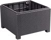 ONDIS24 Beistelltisch Gartentisch Artemide, Loungetisch mit Aufbewahrungsbox, mit Staufach, 59 x 59 x45 (H) cm, witterungs- und uvbeständig Bild 4