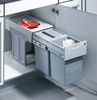 HAILO 3666821 Abfallsorter 30 (2x15) Liter TANDEM ab 30 cm Schrankbreite, hellgrau Bild 2