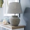Mirabeau Tischleuchte Tischlampe Cleveland grau Bild 2