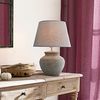 Mirabeau Tischleuchte Tischlampe Cleveland grau Bild 3