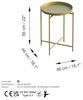 Couchtisch, 'SHB-007', 56 x 46 x 46, Gold Bild 2