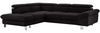 Mivano Ecksofa Driver mit Ottomane links, Ledercouch im modernen Design, Inkl. verstellbare Kopfstützen, 266 x 73 x 214, Kunstleder, Schwarz Bild 1