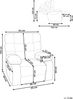 Elektrischer Fernsehsessel ARES Stoff Beige Bild 3