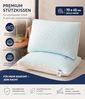 YaLiva_Decor® Kopfkissen Ergonomisch, Atmungsaktiv, kühles Nackenkissen, antiallergen & für alle Schlafpositionen, 75 x 45 x 9 cm Bild 3