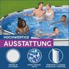 Bestway Steel Pro MAX Frame Pool Komplett-Set mit Filterpumpe Ø 488 x 122 cm , lichtgrau, rund Bild 5