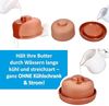 MamboCat Butterdose Terra Butterdose mit Deckel rund für 250g Butter-Schale Ton-Glocke, Ton Bild 2