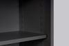 Aktenregal Stahlregalschrank Schrank Büroschrank offen Platz für ca. 55 Ordner schwarz RAL 9005 Bild 4