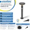 esotec LED Gartenleuchte Solar PIR Standleuchte Ribolla H=45cm 3 Modi 3000K Edelstahl 102771, 3 unterschiedliche Betriebsmodi einstellbar, automatisches Einschalten bei Dämmerung, LED fest integriert, warmweiß Bild 2