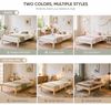 FurnitureR Weißes Einzelbett aus Holz mit Lattenrost, Stabiler Bettrahmen im modernen Design, geeignet für Matratze 90 × 190 cm Bild 5