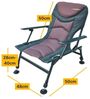 MK Angelsport Angelstuhl Angelstuhl MK-Angelsport 5 Seasons Pro Carpchair Premium Bild 3