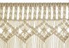 Kobolo Türvorhang Vorhang Insektenschutz TWINE beige 132 Stränge 95x210cm (1 St), Schlaufen Bild 5