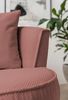 Sessel drehbar Comfy terracotta Webvelours 95 cm Bild 4