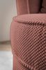 Sessel drehbar Comfy terracotta Webvelours 95 cm Bild 5