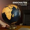 Globus mit 30 cm Durchmesser "STELLAR LIGHT TOUCH" dunkelblau/bronze Bild 3