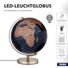 Globus mit 30 cm Durchmesser "STELLAR LIGHT TOUCH" dunkelblau/bronze Bild 5