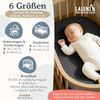 Laleni 2er-Set Premium Spannbettlaken Stubenwagen rechteckig 42x81 cm - Oeko-Tex Zertifiziert, 100% Baumwolle, atmungsaktives Spannbetttuch Jersey Baby, 150 g/m², Anthrazit Bild 2