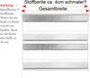 Doppelrollo, Woltu, Lichtschutz, ohne Bohren, freihängend, Klemmfix, Lichtschutz Bild 5