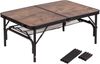 Bo-Camp Decatur Campingtisch 90 x 60 cm Holzoptik Bild 4